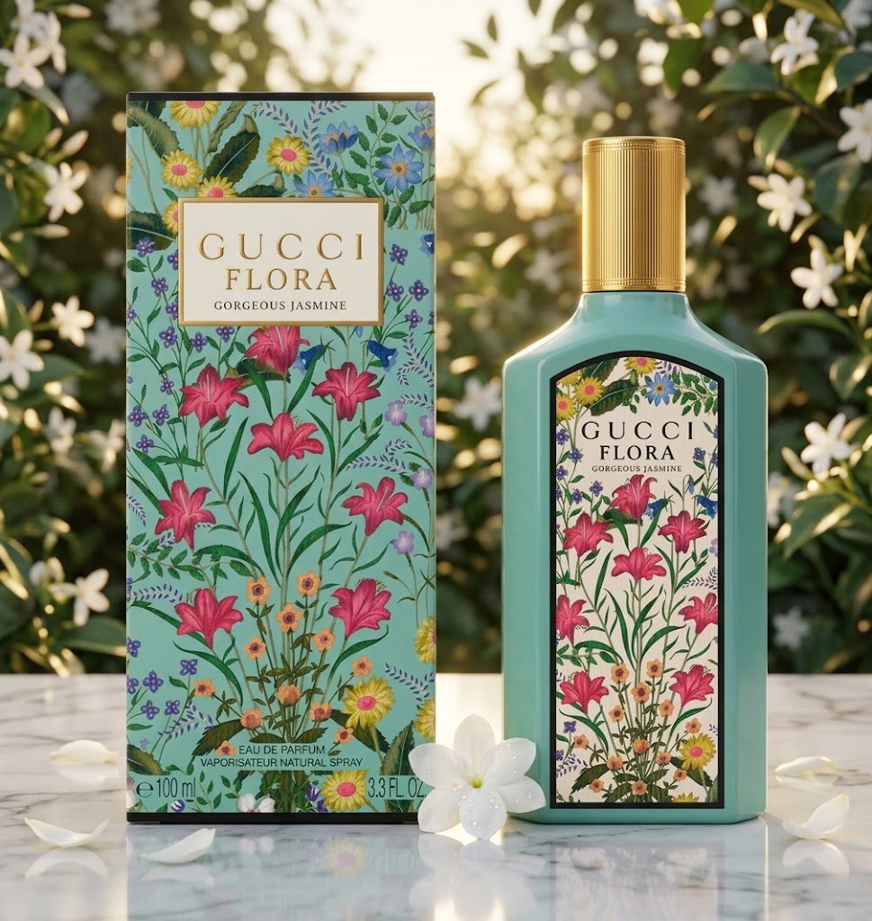 Gucci Flora Gorgeous Jasmine Eau de Parfum Spray for Women 100ml