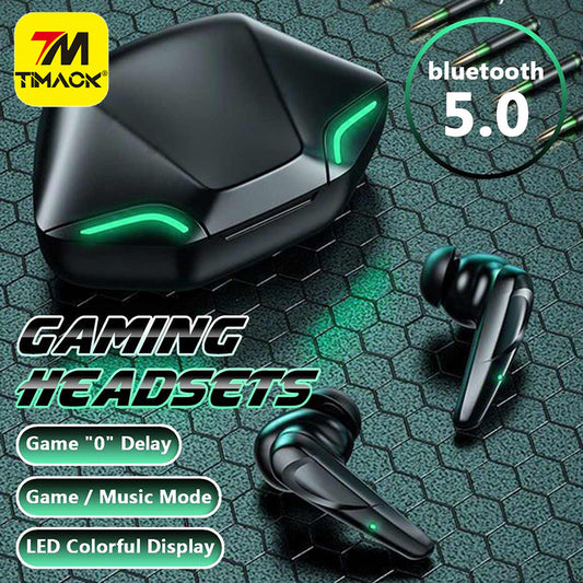 Timack® G11 Air Buds TWS Gaming Bluetooth Earphone With Bluetooth 5.2