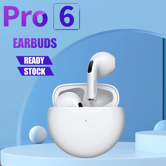 Air Pro 6 TWS Wireless Hi-Fi Wireless Air buds 5.0 Bluetooth Earphone