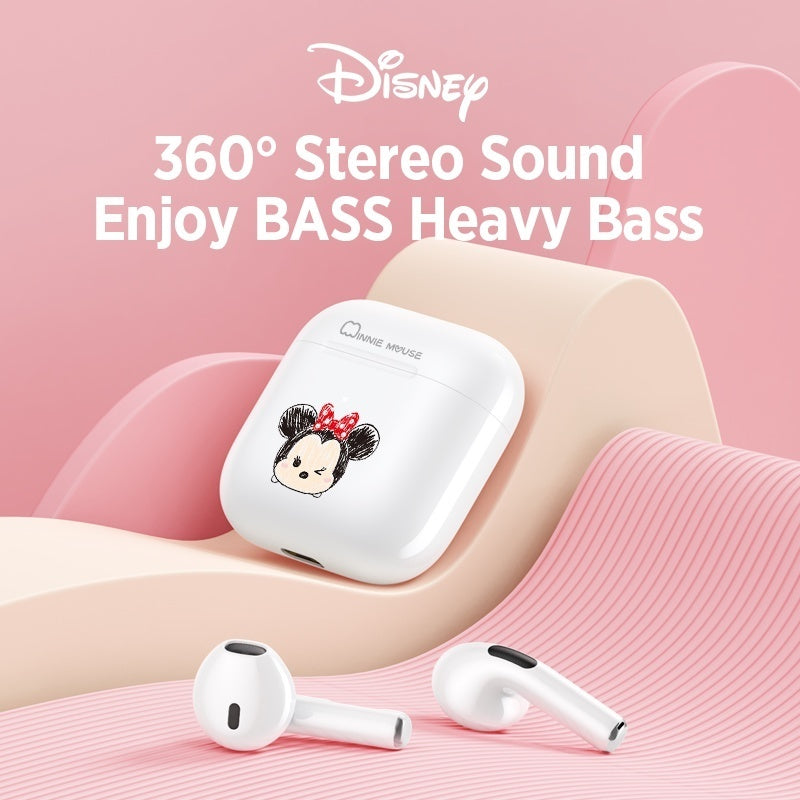 Disney F11 Wireless Bluetooth Headphones, Bluetooth 5.2, Built-in Microphone