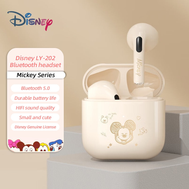 Disney F11 Wireless Bluetooth Headphones, Bluetooth 5.2, Built-in Microphone
