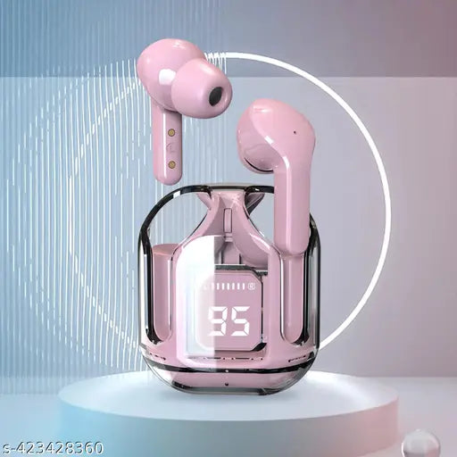 Air39 Wireless Earbuds Crystal Clear Sound, Bluetooth 5.3, Transparent Case