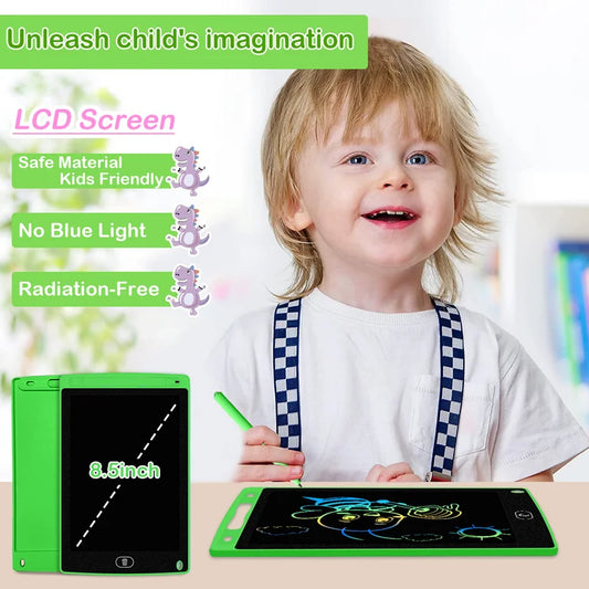 LCD Writing Tablet 8.5 Inch - Multicolor Drawing tablet- writing Digital Pad