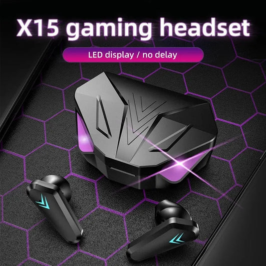 X15 TWS Wireless Earbuds Bluetooth Earphones for Gaming Premium Headset