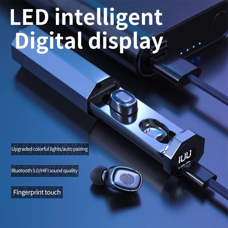 HLstar® A7 Air buds TWS Wireless Headphones 5.0 Bluetooth Earphones 9D