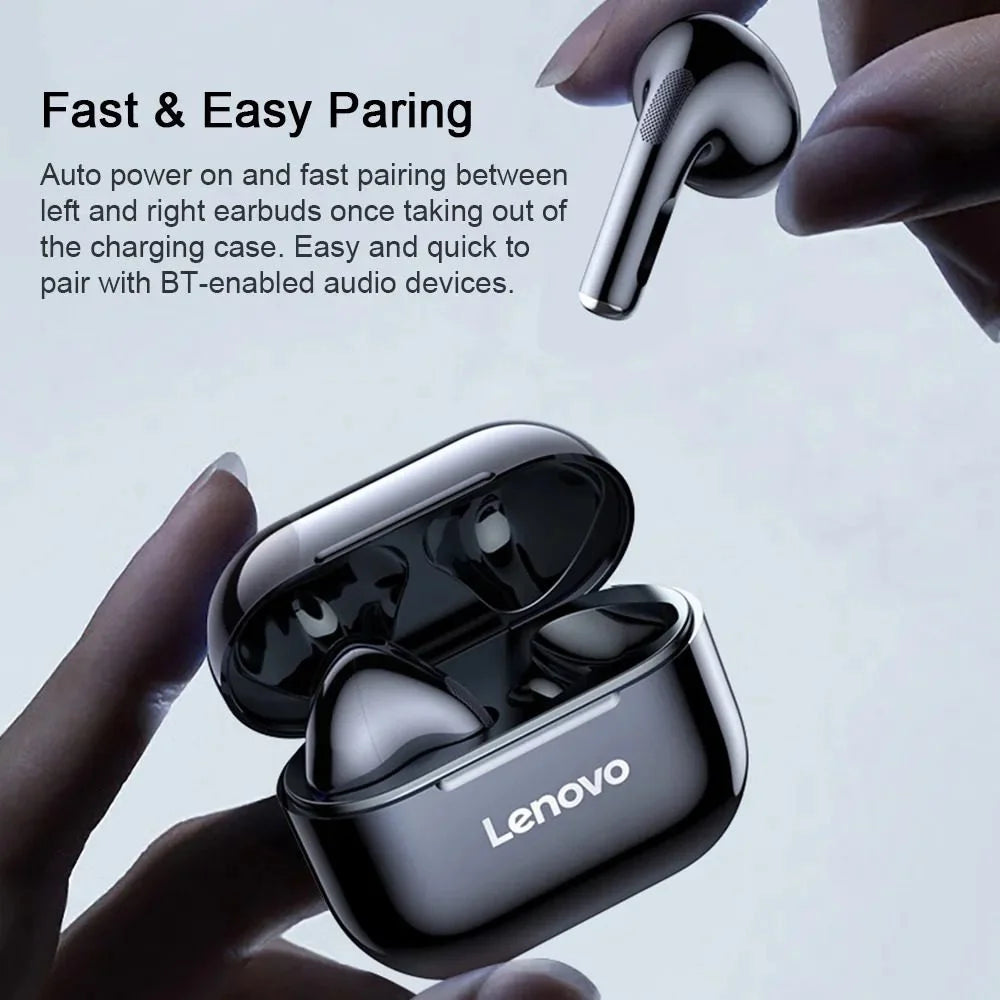 Lenovo LP40 Pro Wireless Bluetooth Earphones Noise Reduction Touch Control