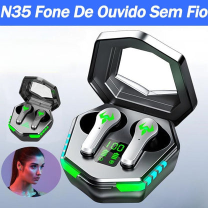 N35 Earbuds TWS Wireless Earphones N35 Gaming Earbuds 9D Bluetooth 5.2