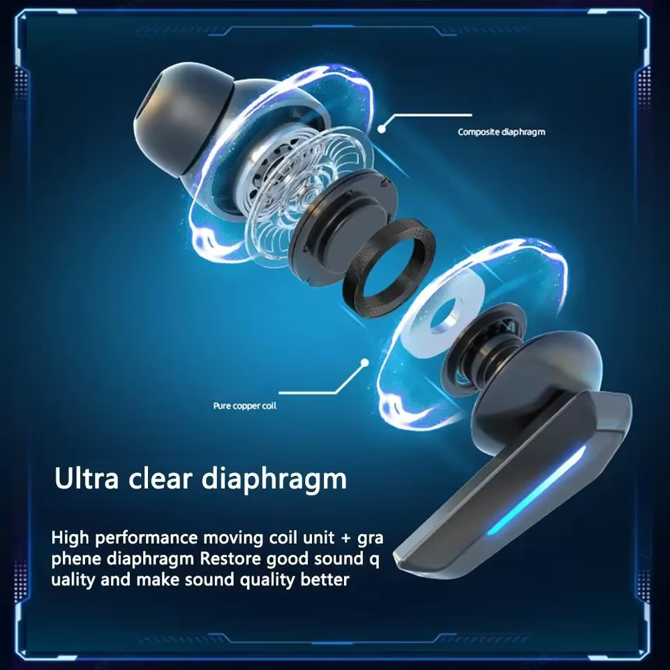 HLstar® M5 Earbuds With Premium Quality and High Demand Charging Case