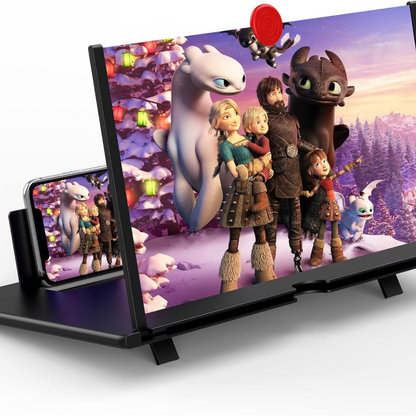 F3 Mobile Screen Magnifier 3D Display Stand for Smartphone Eye Protection