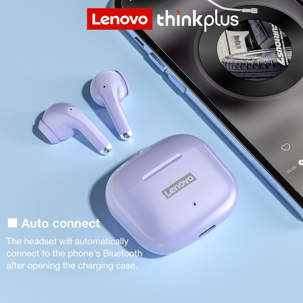 Lenovo LP40 Pro Wireless Bluetooth Earphones Noise Reduction Touch Control