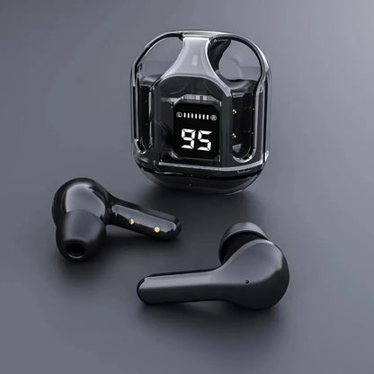 Air39 Wireless Earbuds Crystal Clear Sound, Bluetooth 5.3, Transparent Case