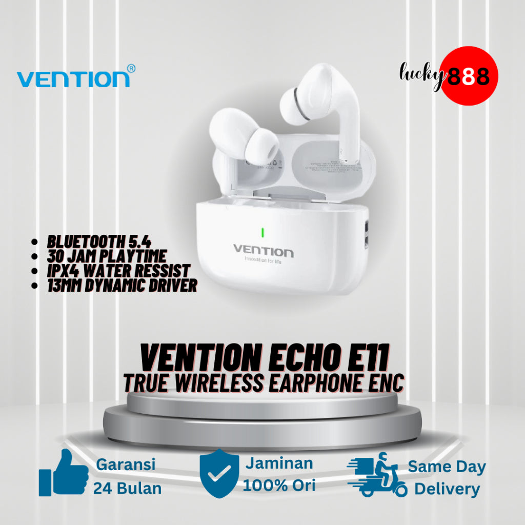 Vention ECHO LITE E11 TWS Bluetooth Earbud Stereo True Wireless Bluetooth 5.4
