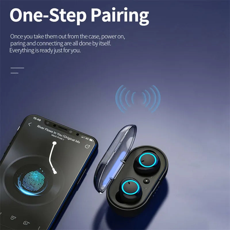 Y50 Original Earbuds TWS Earphone Bluetooth 5.0 Wireless button Control