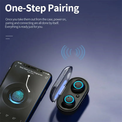 Y50 Original Earbuds TWS Earphone Bluetooth 5.0 Wireless button Control