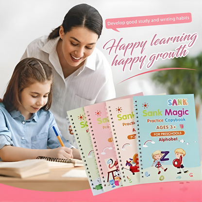 Sank Magic Practice book Set of 4 Reusable Learning Books for Kids